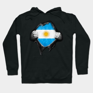 Argentina Flag Argentine Roots DNA Pride Gift Hoodie